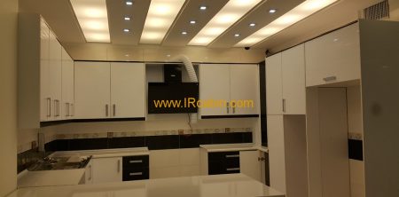 نمونه کار کابینت آشپزخانه هایگلاس شرق تهران