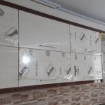 کابینت آشپزخانه هایگلاس سفید